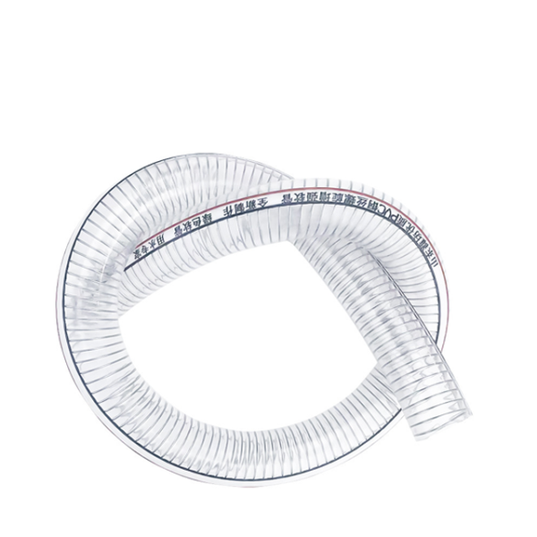 PVC transparent steel wire spiral reinforced hose thickened antifreeze plastic water pipe negative pressure vacuum suction pipe - 图片 6