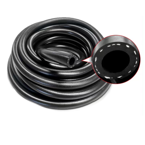 Best-selling overseas three-rubber two-wire smooth oil-resistant hose cotton thread braided hose cord wound air hose