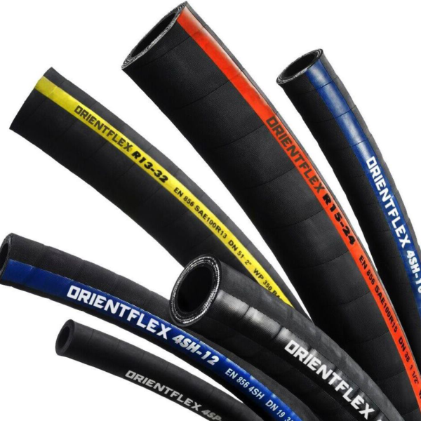 High quality reinforced rubber hydraulic hose for machinery equipment excavator high pressure braided rubber hose - Image 3