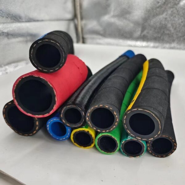 Bestselling 1/4 3/8 1/2 inch braided hose high-pressure hydraulic air hose rubber hose - Image 3