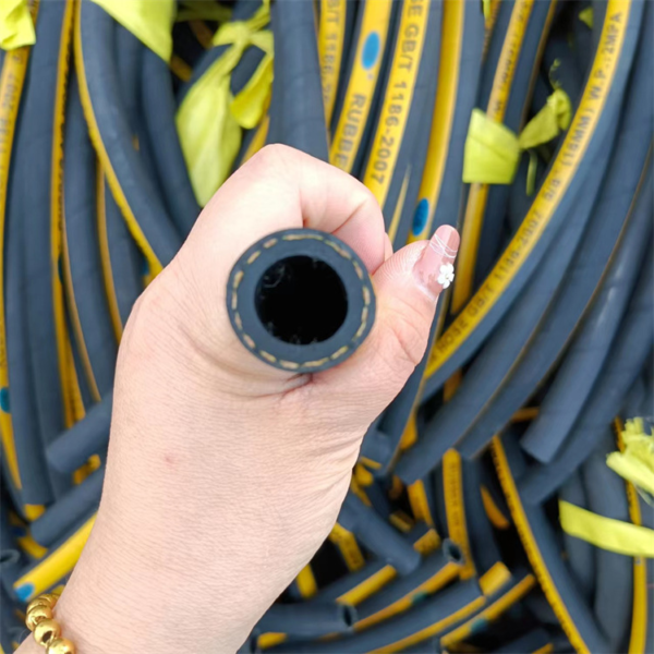 Bestselling 1/4 3/8 1/2 inch braided hose high-pressure hydraulic air hose rubber hose - Image 4