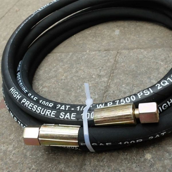 China's best-selling industrial hydraulic high-pressure braided air rubber hose assembly flexible hydraulic hose - Image 4