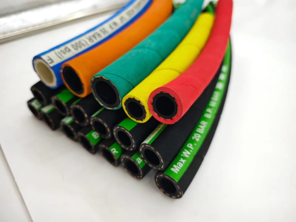 Bestselling 1/4 3/8 1/2 inch braided hose high-pressure hydraulic air hose rubber hose - Image 2