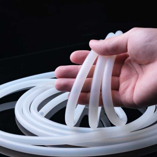 Transparent food grade silicone hose White peristaltic pump tube silicone tube water dispenser household drain pipe - 图片 3