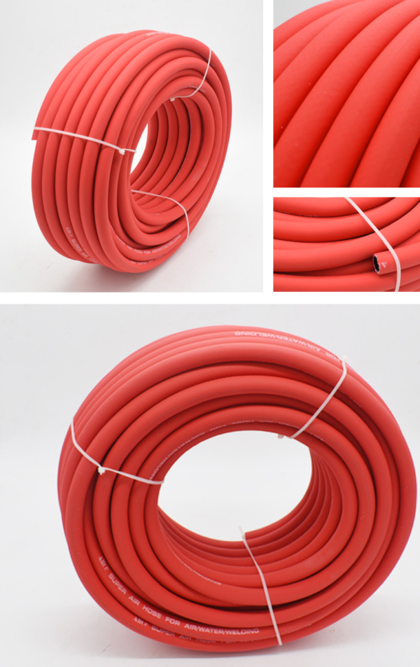 High pressure explosion-proof oxygen acetylene tube 8mm red and blue rubber tube welding and cutting industrial oxygen tube - 图片 4