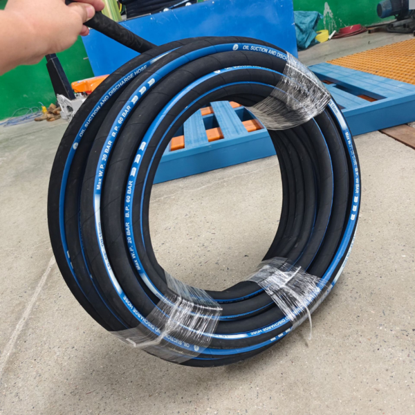 Flexible rubber hose 2 inch water delivery and drainage hose R6 R7 cotton braided hose - Image 4